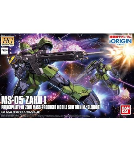 HG GUNDAM THE ORIGIN ザク　まとめ売り Amazon.com: HG Mobile Suit Gundam THE ORIGIN 1/144 Zaku I